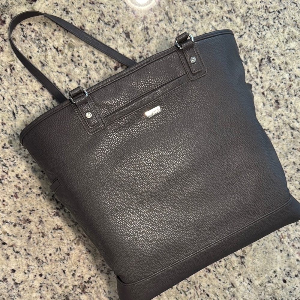Thirty-One Black Laptop Bag with Classic Design